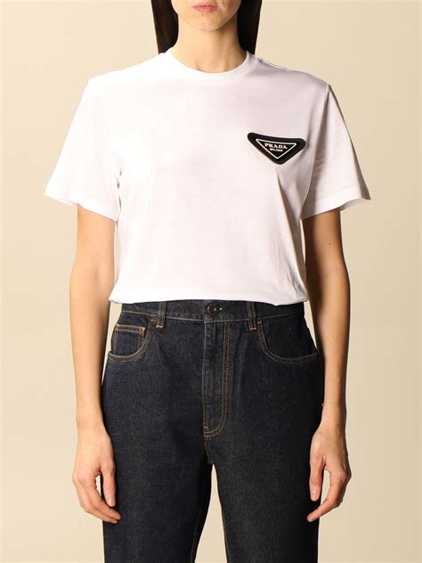 prada t shirt for women|Prada women long sleeve.